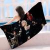 Korean Kpop Group A-Aespas Microfiber Printed Beach Towel Mountain Climbing Yoga Beach Swimming Running Absorbent Soft Towel