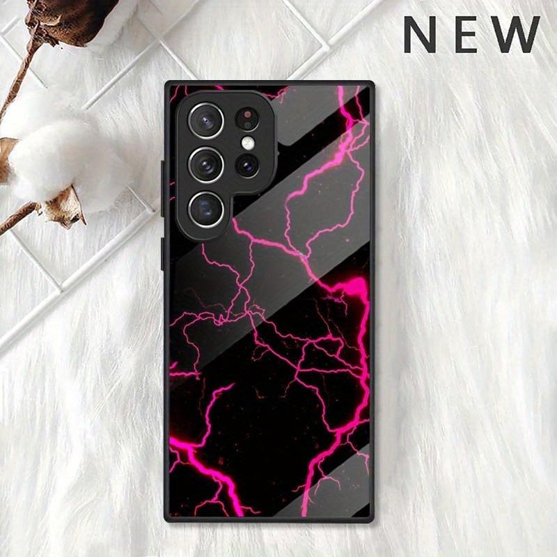 Meninis žaibo vielos rašto dizaino telefono dėklas S26ULTRA S25 S24 S24PLUS S23 S22 S21PROS20+ A36 A56