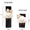 Cartoon Bow Cloud Car Seat Belt Cover Ice Silk Mesh Shoulder Strap Harness Cushion Auto Neck Support Shoulder Pad Protector