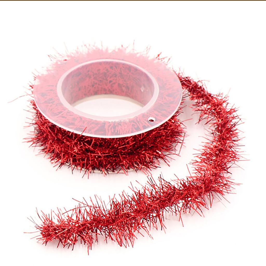 Weihnachtsfarbe Dekoratives Band Geschenkbox Verpackungsband Girlandenband