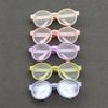1Pcs Glasses For Mini Cotton Dolls Plastic Glasses Plush Doll Sunglasses Decoration Candy Colored Glasses Doll Accessories
