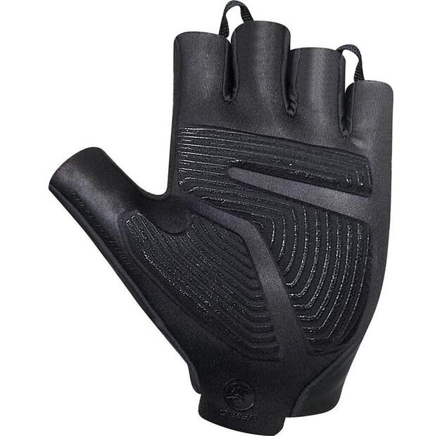 Chiba Team Glove Pro Fingerless Cycling Gloves (yellow/black)