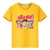 t shirt for kids boy 10year Saja Boys Print Cute Tops y2k kpop demon hunters Kawaii Tees 100%Cotton anime Short girls clothes