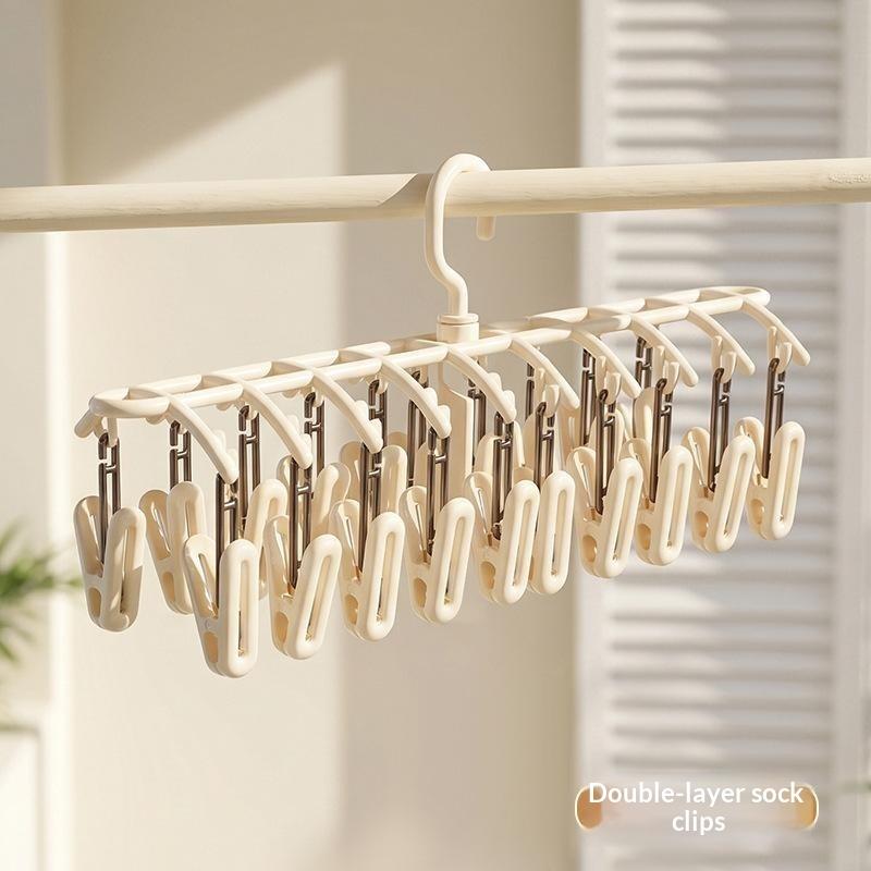 New Multiple Suspender Hanger Underwear Vest Storage Artifact Dormitory Wardrobe Hanger Hook Multifunctional Bag Storage Rack