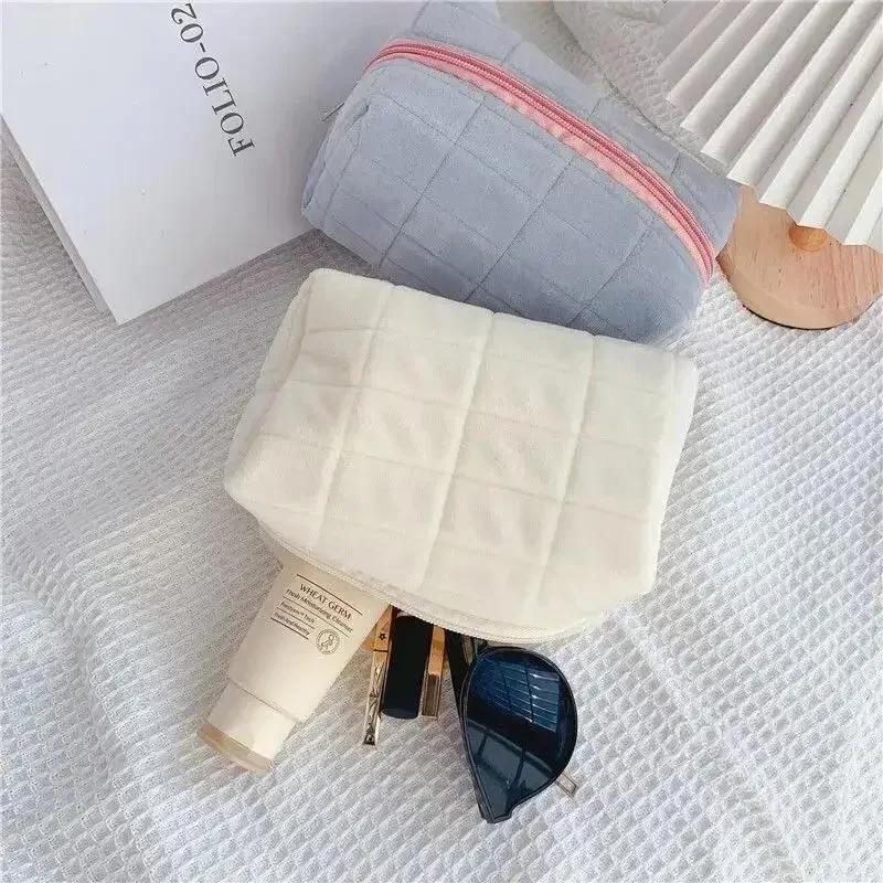 Semplice Borsa per Trucco Cuscino Borsa Portapenne Alto Livello di Aspetto DONNA Grande Capacità Borsa Cuscino Borsa Portaoggetti Portatile
