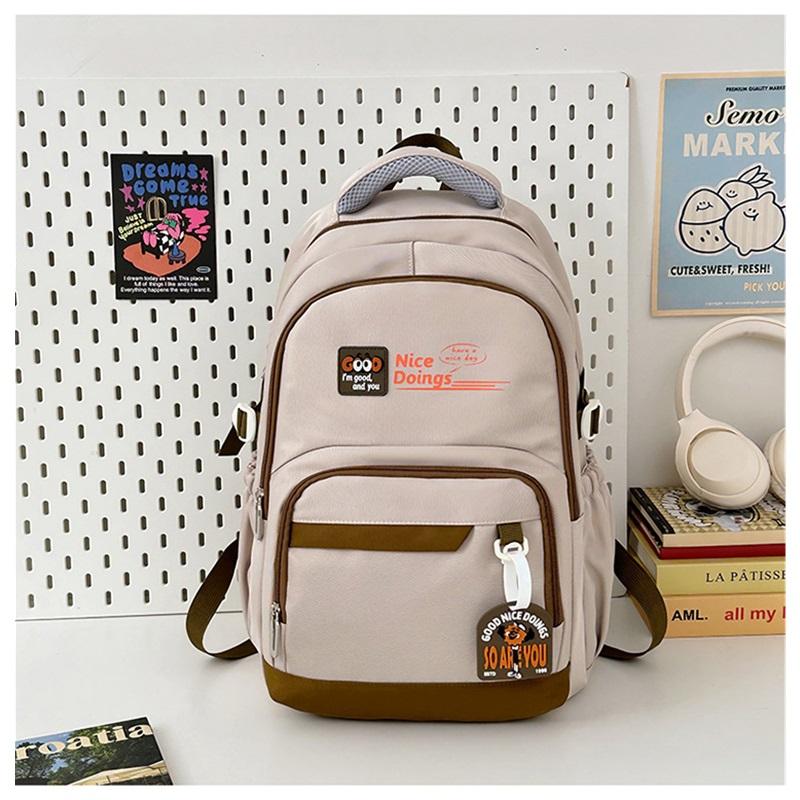 Large-capacity Backpack Fashion Trend Spot Backpack Junior High School College Student School Bag