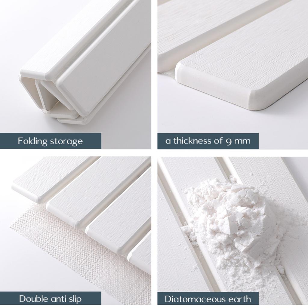 Super Absorbent Diatomite Dish Drying Pad Diatomaceous Earth Draining Tableware Mat Kitchen Mat for Dishes and Cups