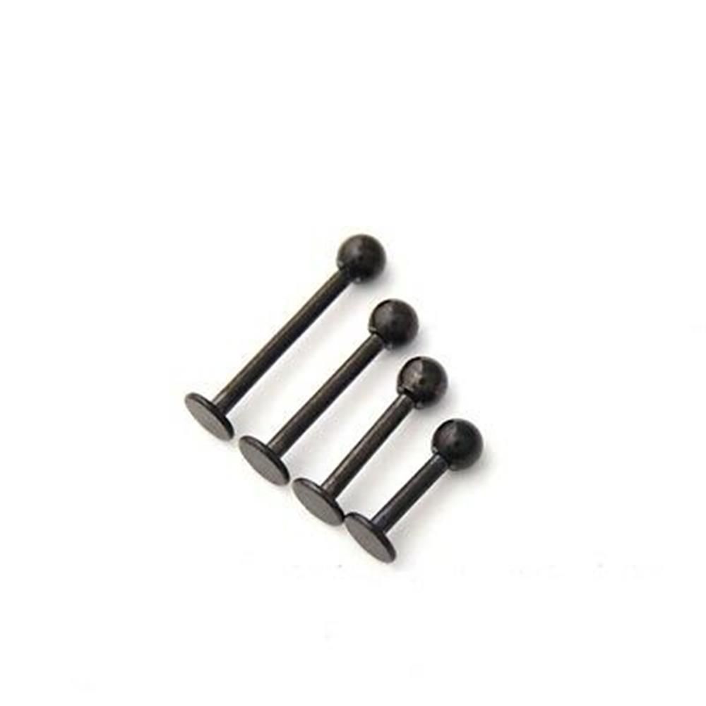 Silver Black Daith Conch Snug Body Jewelry Ear Piercing Nose Ring