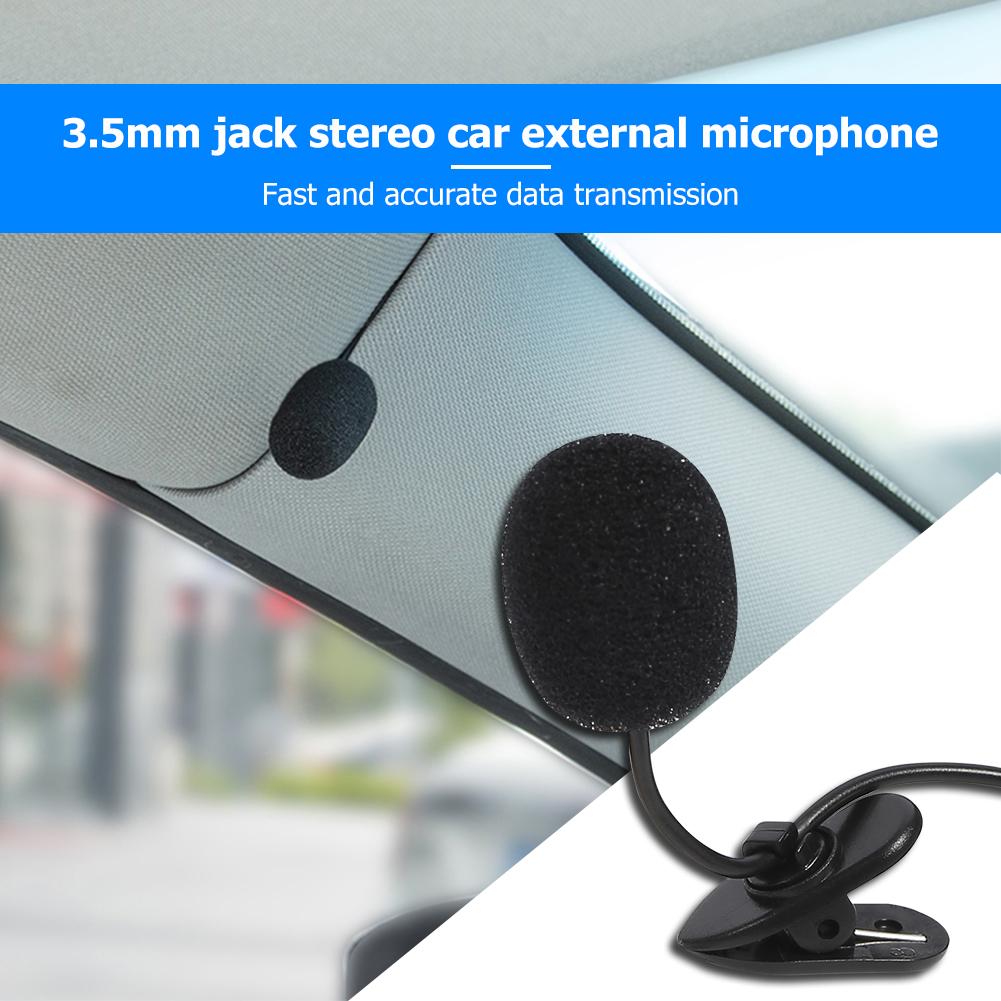 Mini Microfono Car Microphone Micro Car Radio 3.5mm Jack Anti-noise Mic Stereo Wired External Microphone For Auto Dvd Radio