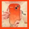 Custodia per telefono arancione per Iphone 14 Plus 13 Pro Max 11 12 Custodia per fotocamera protettiva antiurto in silicone per iPhone Xr X Xs