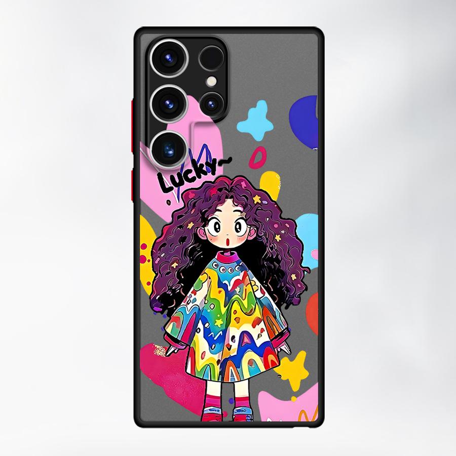 Cute Cartoon Character Funda Back Phone Cover Case for Samsung Galaxy S26 S23 FE Note 20 Ultra 10+ S24 Plus S21 S22 S20 FE S25