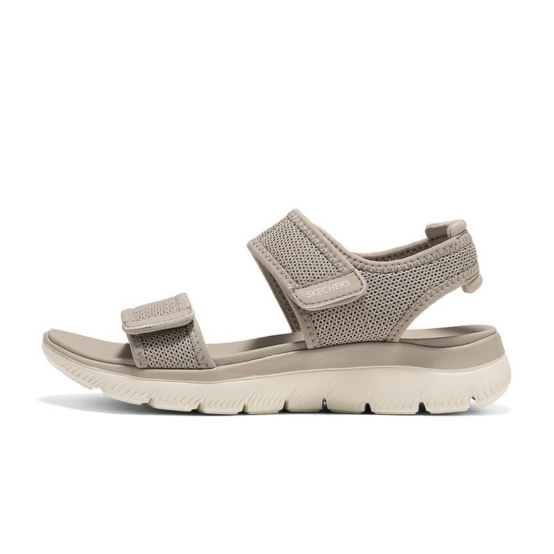 Skechers Sport Comfort Thick Sole Velcro One Strap Sandals Women Sandals 163158-TPE 35