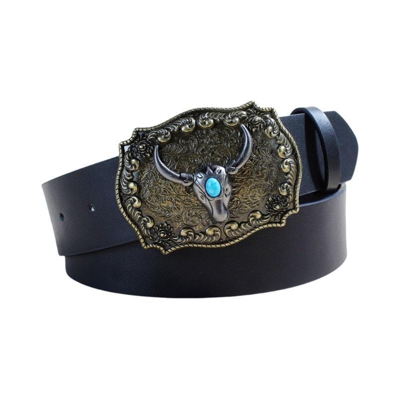 

Девушки ретро пояс для повседневного костюма цветочные украшения украшения для талии для вечеринки джинсовый ремень ковбойская цепь S чёрный