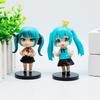 6pcs/set Anime new  miku figure mini character ornaments kawai  hatsune table decoration for home adult toy child gift