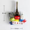 France Marseille Aimants de réfrigérateur Rocamadour Souvenirs de voyage Paris la Tour Eiffel Saumur Autocollants de réfrigérateur Cadeaux de mariage