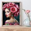 5D DIY New Diamond Painting Women Flowers Butterflies Full Square Round Diamond Mosaic Embroidery Kit Rhinestone Home Art Decor