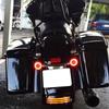 1 Pair 2'' Front LED Turn Signal Light Running Light Kit for Motorbike Alloy