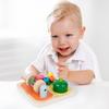 Baby Montessori Wooden Busy Board With Educational Blocks For Toddler Handeye Coordination