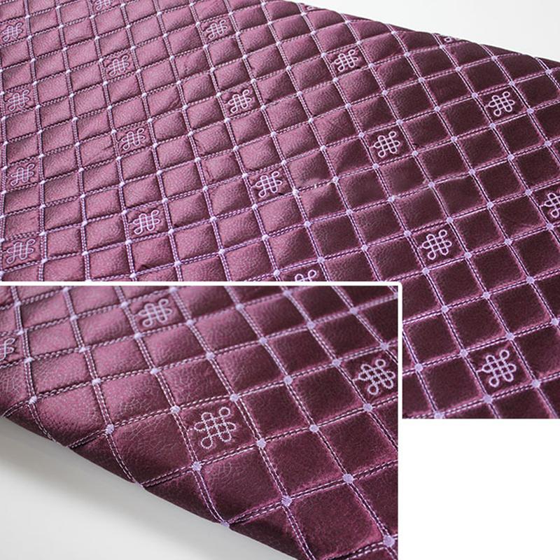 100*148cm Dickes Satinstoff Schwamm Stickerei Muster Stoff Für Diy Auto Innenraum Sitzkissenbezug Polster Sofa Material