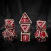 Undead Dice Set Skeleton Head Solid Metal for DND TRPG, Pathfinder, Tabletop Games, TRPG Wizard Evil D20 D12 D10 D8 D6 D4