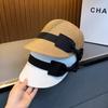 New Sun Hat Women's Summer Straw Breathable Fashion Bow Seaside Vacation Sunscreen Hat