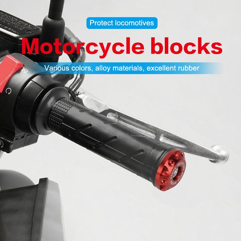 2Pcs Motorcycle Handle Bar Ends Plug Grips Handlebar Plug Caps Slider Motor Bike For Honda Yamaha Ktm Dirt Bike Accessories
