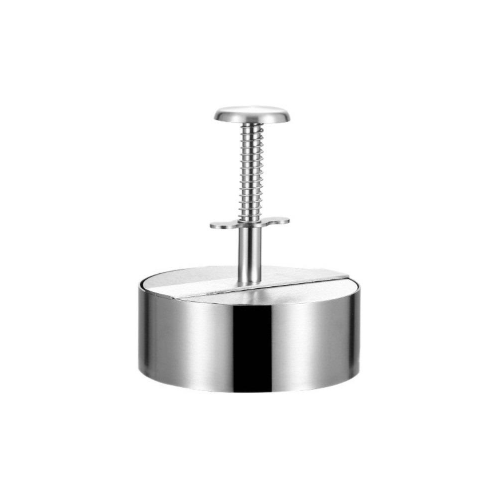 Stainless Steel Hamburger Patty Maker Round Meat Patty Press Durable Burger Press Restaurant 8cm