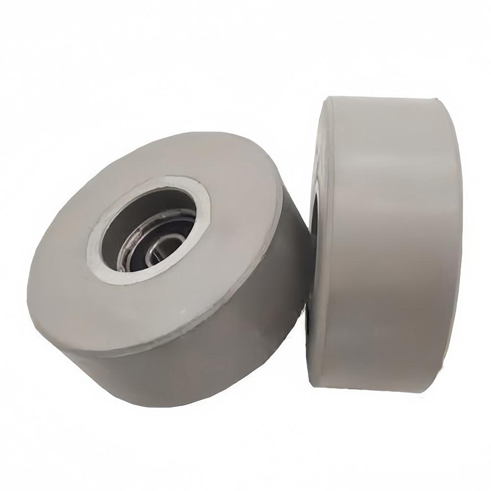 Edge Banding For Furniture Gray Rubber Press Wheel Compact Rubber Wheel Design Bearing Roller Bearing Integration