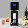 Steel Beverage Seal Machine,Black Rectangle Milk Tea Drink Bottle Sealer Semi-automatic for Sealing PET Plastic Bottles
