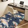 Rainbow Trout Chair Mat: Office Carpet for Home Decor, Sofa Rug, Large Floor Mat, Gift for Office and Living Room