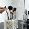 Multi Functional Flip Transparent Acrylic Storage Tube, Dressing Table Makeup Brush Storage Bucket, Student Stationery Storage