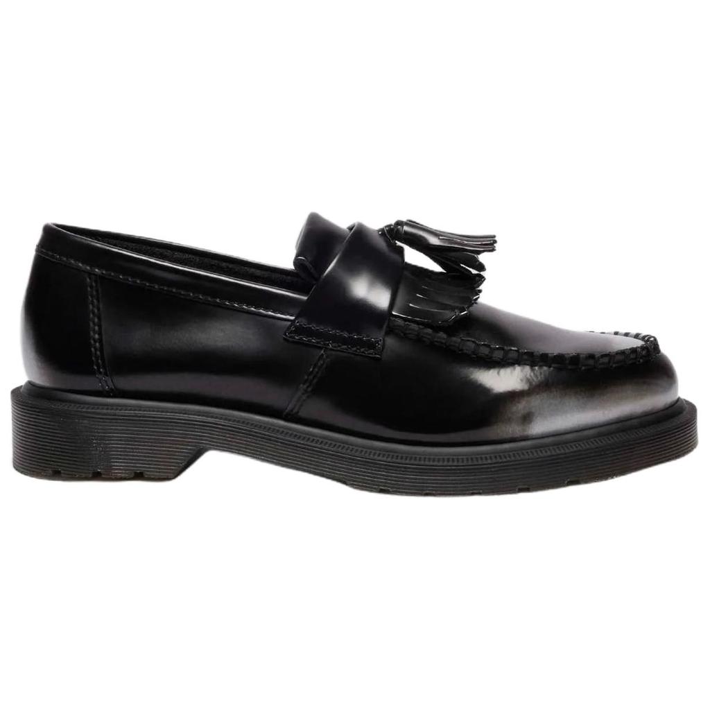 Dr. Martens Adrian Leather Slip-On Vintage Loafers 3cm Unisex Loafers Black 14573020