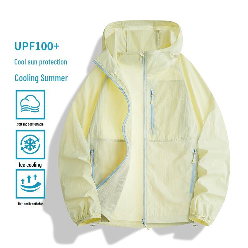 VUUG Unisex Ice Silk Hooded Sun Protection Jacket