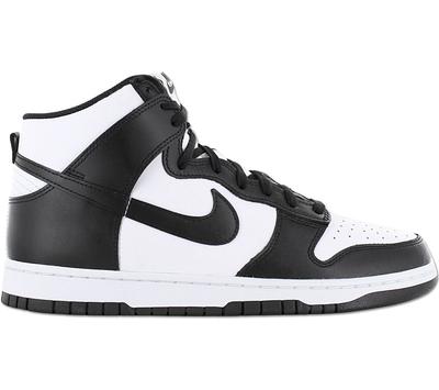 Dunk High Retro – vyriški batai odiniai baltai juodi DD1399-105 ORIGINALAS