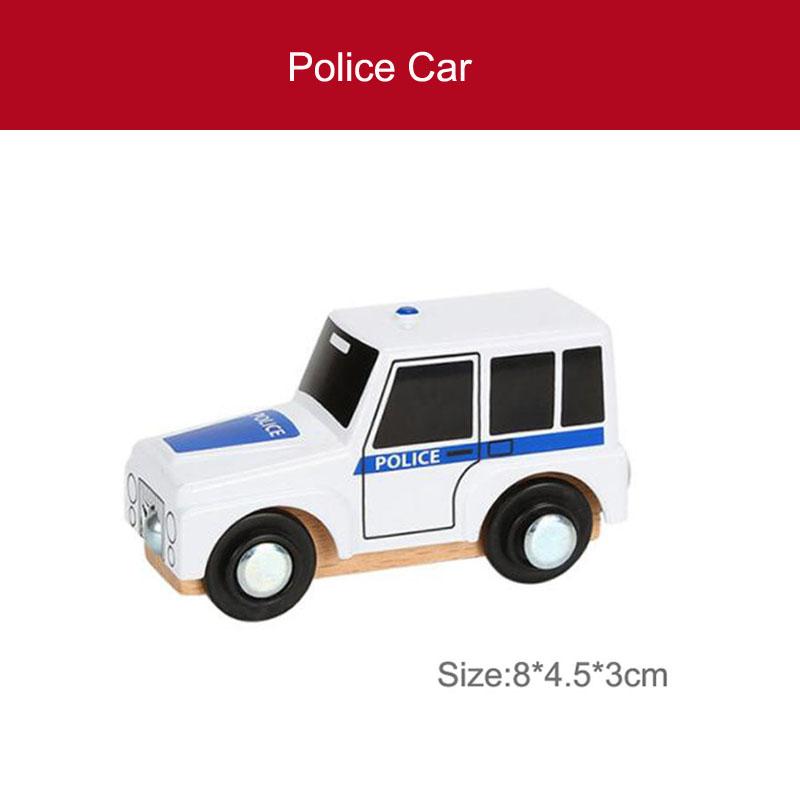 Wooden Magnetic Train Car Locomotive Toy Wood Railway Car Accessories Toys for Kids Gifts Fit Wood Biro Thomas Tracks