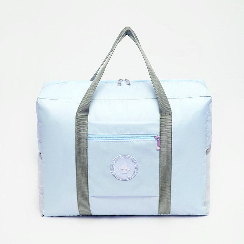 

Thickened Luggage Bag Foldable Travel Duffels Large-capacity Travel Bag Airplane Bag Moving Packing Bag Clothing Storage Bag синий
