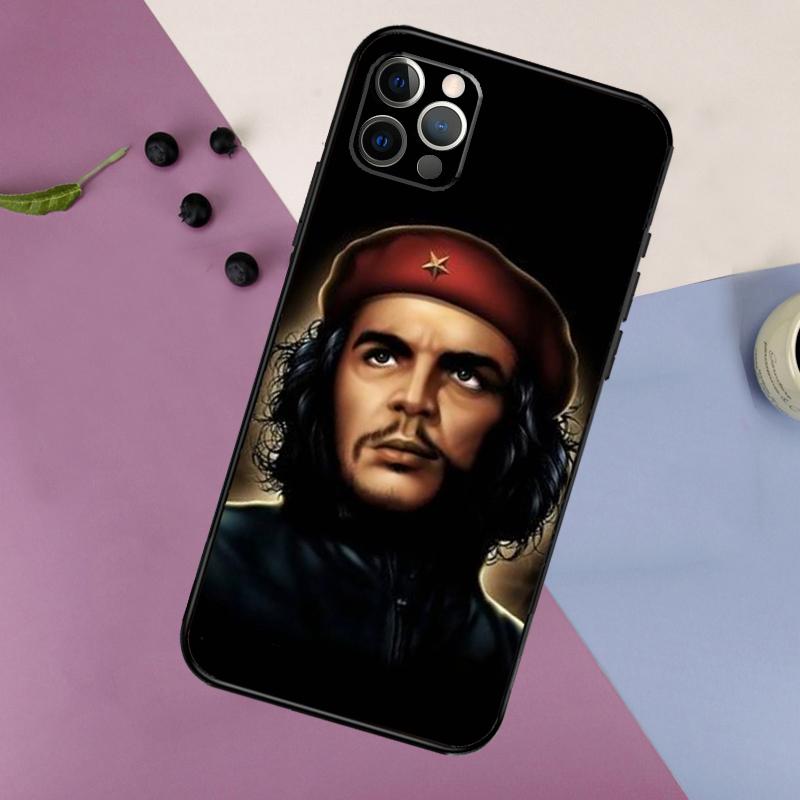 Che Guevara Phone Case For iPhone 16 15 14 13 12 11 17 Pro Max 13 Mini 16 Plus 16e 17 Air Bumper Cover
