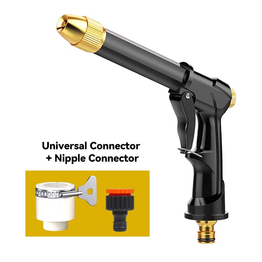 

5/10/15m Expandable Garden Hose Spray Gun Set, 3X Expanding, 4-Layer Latex, Quick Connect, Garden Watering Car Wash