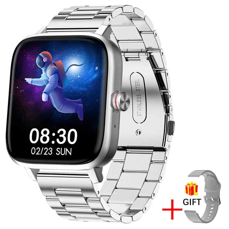 I13 Square Smart Watch with Heart Rate Sleep Monitor Bluetooth Call Message Reminder Fitness Health Tracker