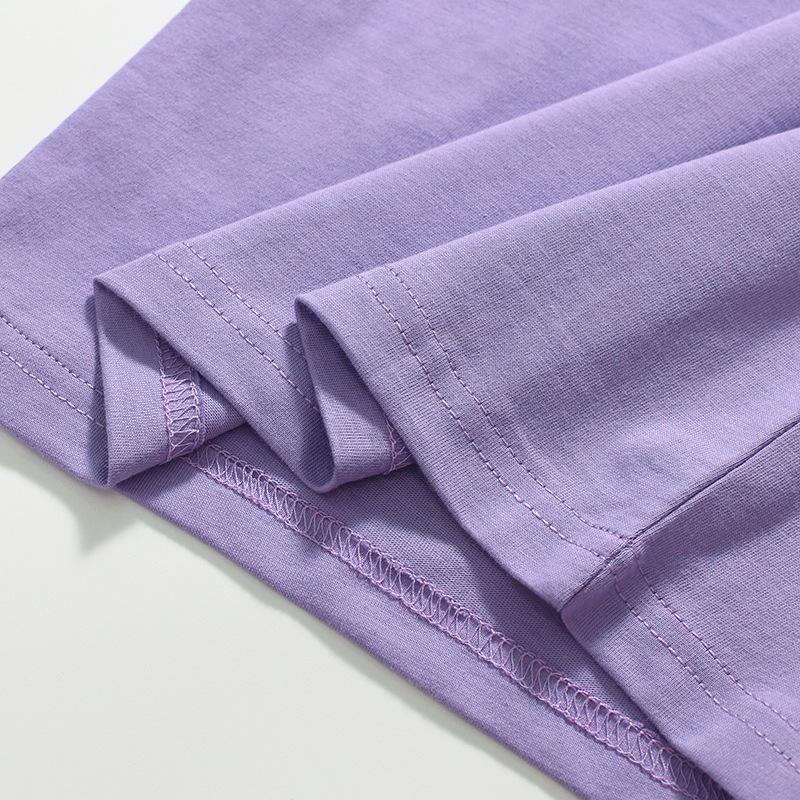 Cotton T-shirt Summer Cartoon Dinosaur Top Cotton Girls' Base Shirt Short-sleeved Girls' T-shirt