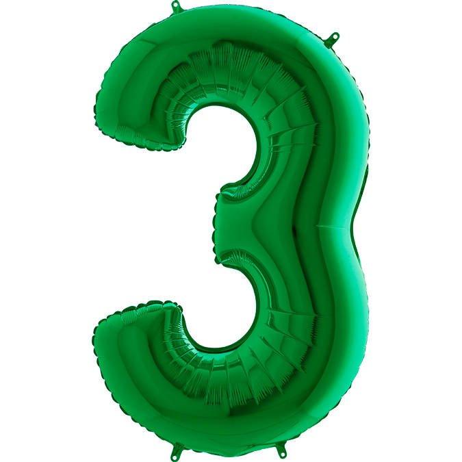 Foil Balloon Number 3, Grabo