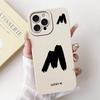 New Fashion Letter Phone Case For iPhone 15 Pro Max 15Pro Soft Silicone Shockproof Cases For iPhone15 15ProMax Covers Bumpers