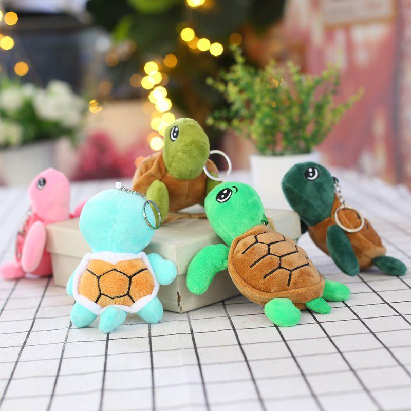 Creative Turtle Honey Plush Doll Hanging Ornament Keychain Turtle Plush Pendant Claw Machine Doll Gift Plush