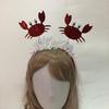 Hair Accessories Women Washing Face Hairband Crab Lobsters Shaped Hair Decors