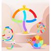 Children DIY Jigsaw Puzzle Rainbow Sensory Wooden Toys Tangram Puzzle Toys Montessori Education Imagination Shape Matching Games