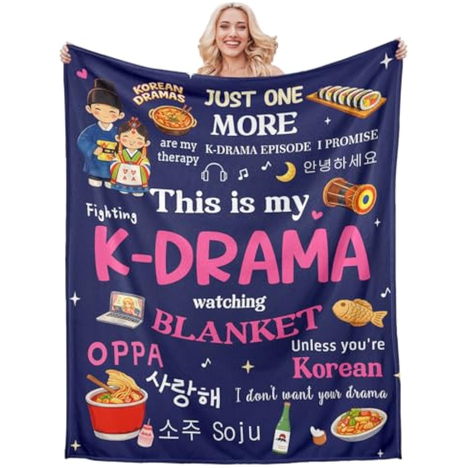 

Just A Girl Blanket Flannel Blanket For K-POP LOVERS Soft Perfect Birthday Gift Home Bed Sofa Decor Outdoor Travelling Blanket 100x150cm
