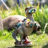 Garden Dwarf Statue Courtyard Decoration Outdoor Garden Decoration Dinosaur Dwarf Ornament Courtyard Lawn Decoration Female Gardening Gifts