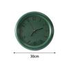 Wall Clock Non Ticking Creative Round Time Clock Small Clock Mute Clock for Dining Room Living Room Indoor Bedroom Bathroom