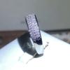 Sparkling White Zirconia Full Diamond Ring Ladies 925 Stamp New Fashion Party Wedding Jewelry Gifts For Men And Women