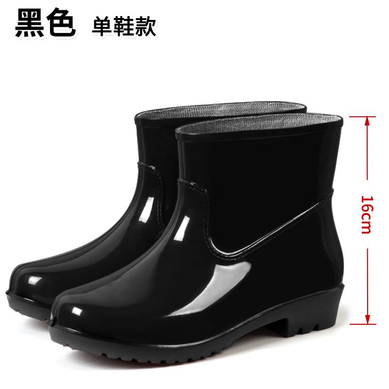 Kotníkové boty do deště Ženy Gumové Boty Pánské Bottine Dámské Slip-On Boty Zimní Plus Bavlna Pár Boty do deště Vodotěsné Pracovní boty